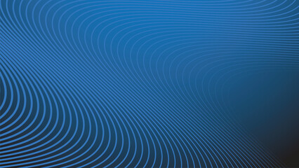 Blue gradient background with stripes curve line for backdrop or presentation