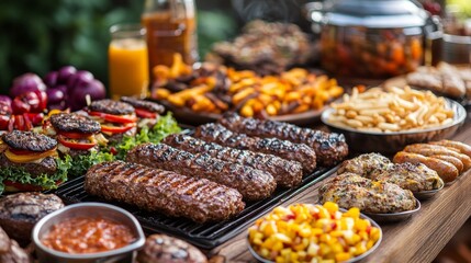 Delicious Barbecue Spread