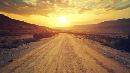 Fototapeta premium Judean Desert Sunset