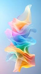 Fototapeta premium A background of abstract gradient mesh with gentle transitions