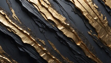 Webseiten Hintergrund Design Grafik Pr&auml;sentation - Textur - alte br&ouml;ckelige Struktur Gold & Schwarz