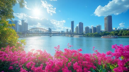 Cityscape with Bridge,