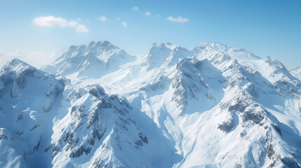 Obraz premium Alpes mountains in winter