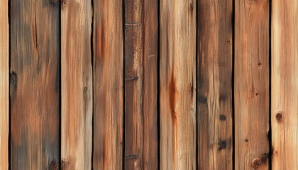 Close-up of rustic wooden planks with rich textures and natural grains, perfect for backgrounds or organic-themed designs.