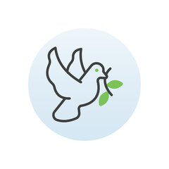 Dove vector icon