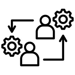 outline icon about Public Services