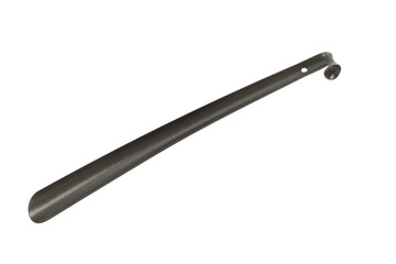 metal shoe spoon, horn, isolate
