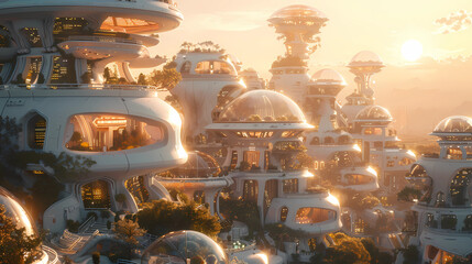 Science fiction scene