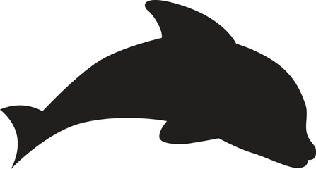 dolphin fish silhouete eps vector file © Mohsin
