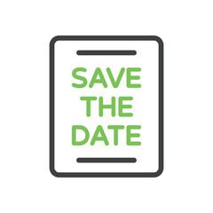 Save The Date vector icon