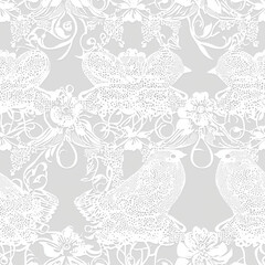 ペアバードレースパターン