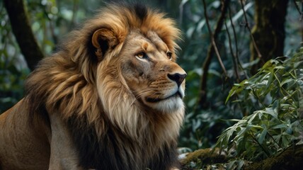 Fototapeta premium portrait of a lion