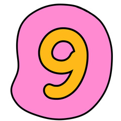 Number 9 Color