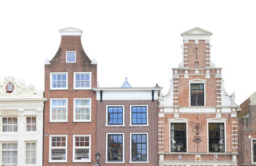 Fachadas de edificios en los Países Bajos