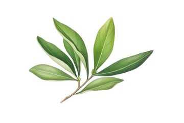 Obraz premium Laurel plant herbs leaf.