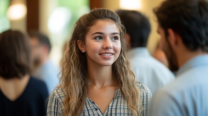 Young Woman Looking Away from