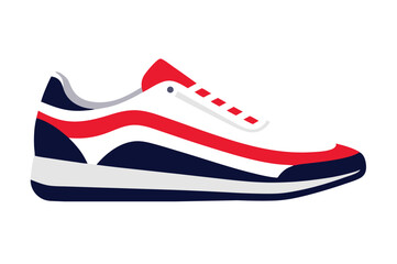 Vector Line Art of Sports Shoes: Football, Cricket, Soccer, Volleyball, Rugby Shoe Vector Design 