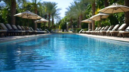 Tranquil Poolside Oasis with