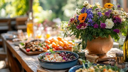Summer Garden Party Table