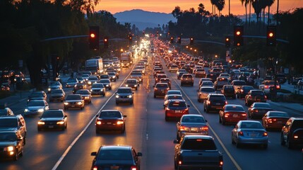 Evening Commute on a City
