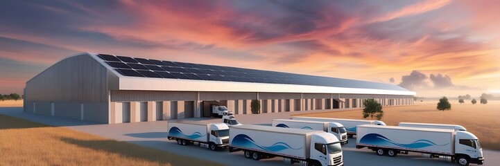 Fototapeta premium Business commercial trade global cargo freight shipping logistic and transportation 