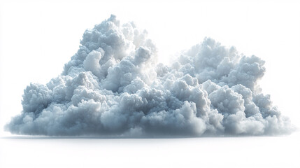Single Storm Cloud 3D Render