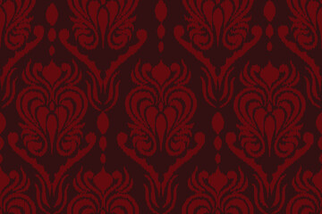 Seamless paisley embroidered floral motif pattern in vector, for design, fabric, wrapping, digital motif, background, wallpaper, print, clothing, etc.	
