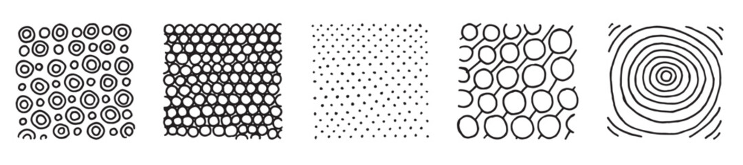 set ink hand drawn vector design elements lines with different density incline abstract background