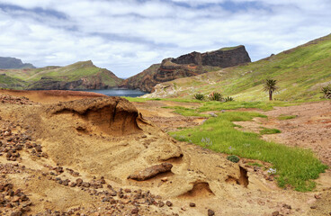 Interesting landscape in the east of Madeira.