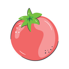 Well designed icon of tomatoes in modern style, healthy and organic food