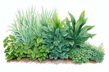 Garden outdoors plant green.