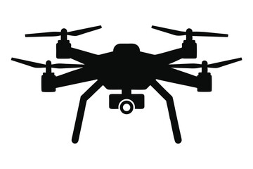 drone silhouette vector illustration