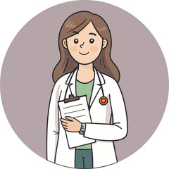 doctor female ,female doctor vector