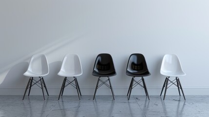 The modern minimalist chairs