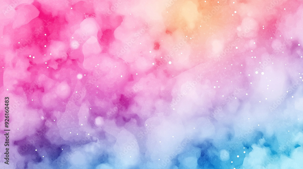 Aufkleber soft pastel abstract background with vibrant colors blending smoothly to create a dreamy effect