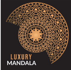 Luxury Ornamental Floral Mandala design for card, invitation card, anniversary card, tiles, mosaic, texture, wall for decorating.
