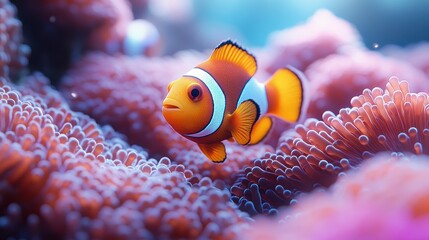 Clownfish in Coral Reef