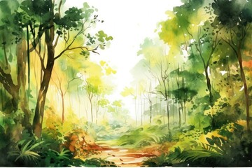 Obraz premium Landscape forest vegetation outdoors.