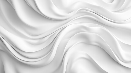 Flowing white fabric draped in soft folds under natural light