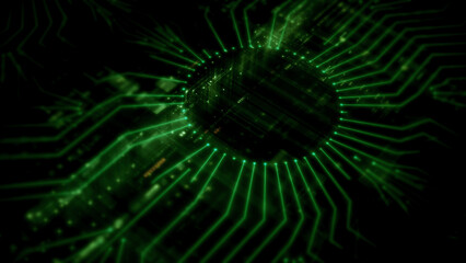 Futuristic digital background highlighting advanced cryptocurrency and encryption technology, featuring blockchain networks and secure cryptographic systems : Tether