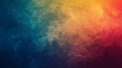 Fototapeta premium Abstract gradient texture blending blue, green, yellow, and red colors