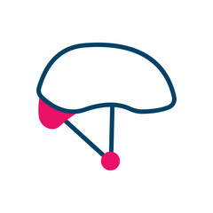 Helmet vector icon