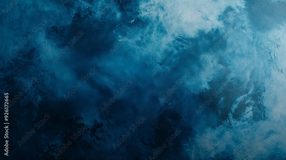 Poster abstract blue textures with swirling patterns resembling ocean waves captured in a calm moment