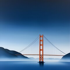 Obraz premium Ultra-realistic photo of the Golden Gate Bridge --v 6.0 --s 750.