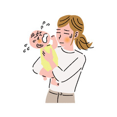 子育て_赤ちゃん_泣く_女性_2