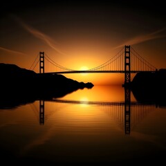 Ultra-realistic photo of the Golden Gate Bridge --v 6.0 --s 750.