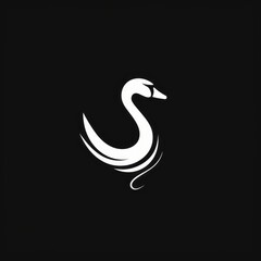 Fototapeta premium animal icon and logo on a white background Created with Generative AI technology