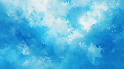 夏の空をイメージした油絵の背景イラスト　Generative AI