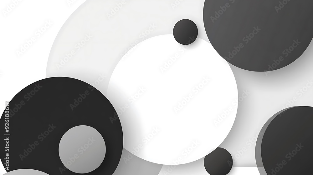 Poster abstract colorful gradient background with circles in vector illustration style for banner design