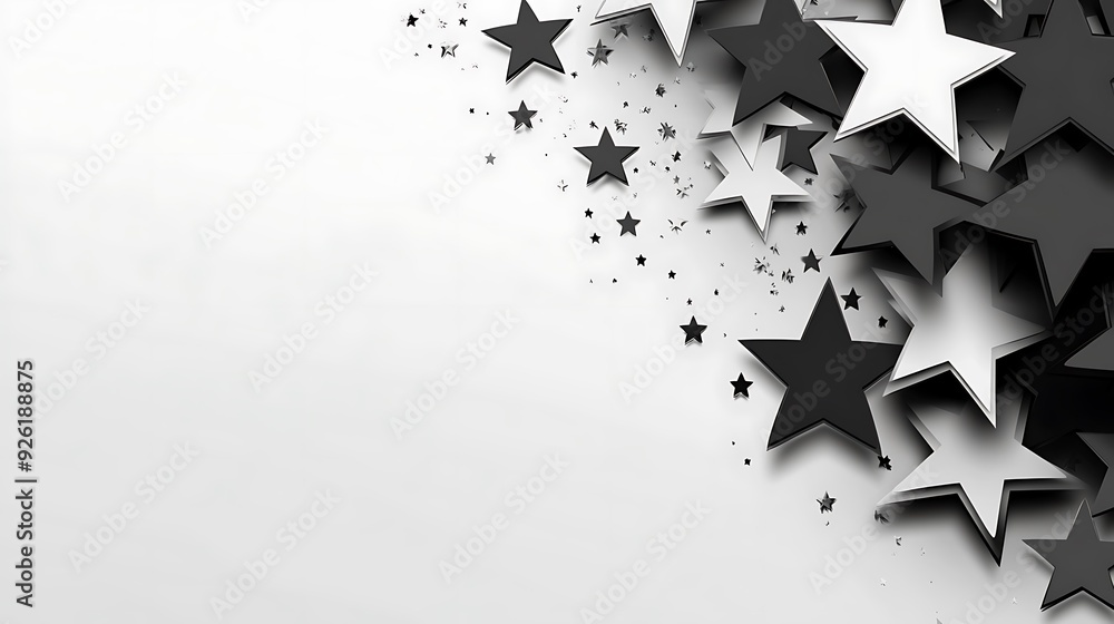 Poster dynamic starry gradient background vector illustration for abstract banner design
